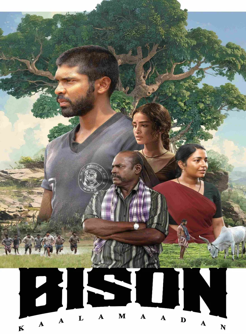 Bison Kaalamaadan (2025) (Hindi + Tamil) Dual Audio UnCut South Movie HD ESub