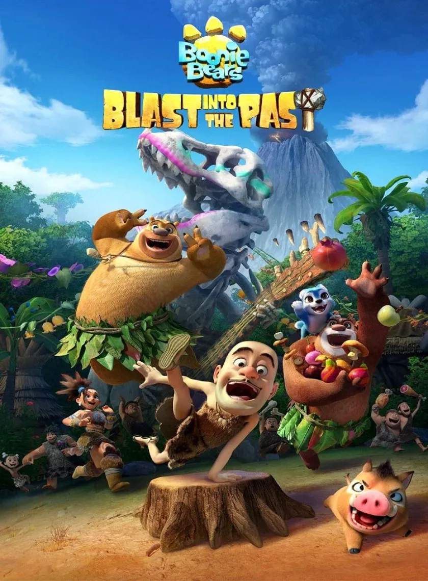 Boonie Bears - Blast into the Past (2019) (Hindi + English) Dual Audio Animated Movie HD ESub