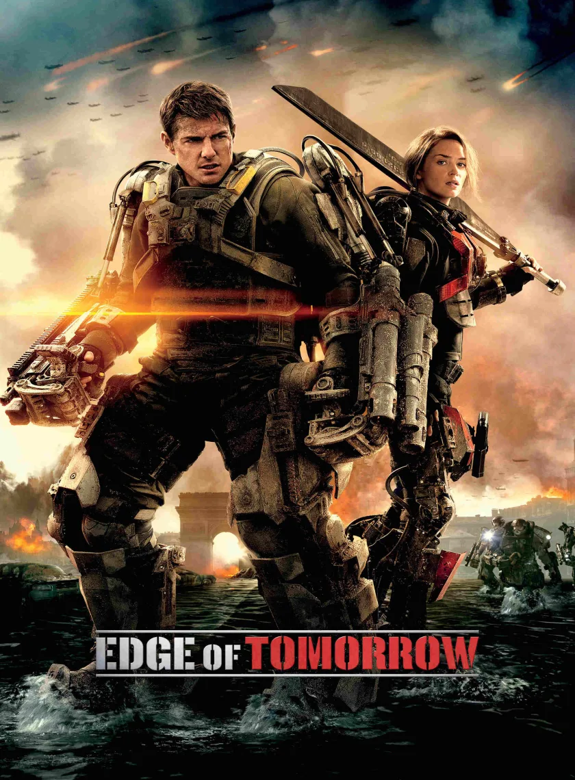 Edge of Tomorrow (2014) (Hindi + English) Dual Audio Hollywood Movie BluRay HD ESub
