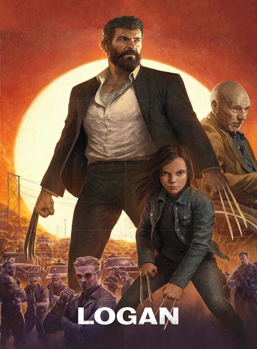 Logan (2017) (Hindi + English) Dual Audio Hollywood Movie BluRay HD ESub