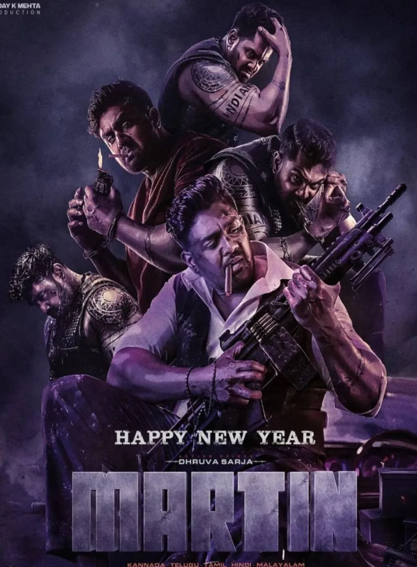 Martin (2024) (Hindi + Kannada) Dual Audio South UnCut Movie HD ESub