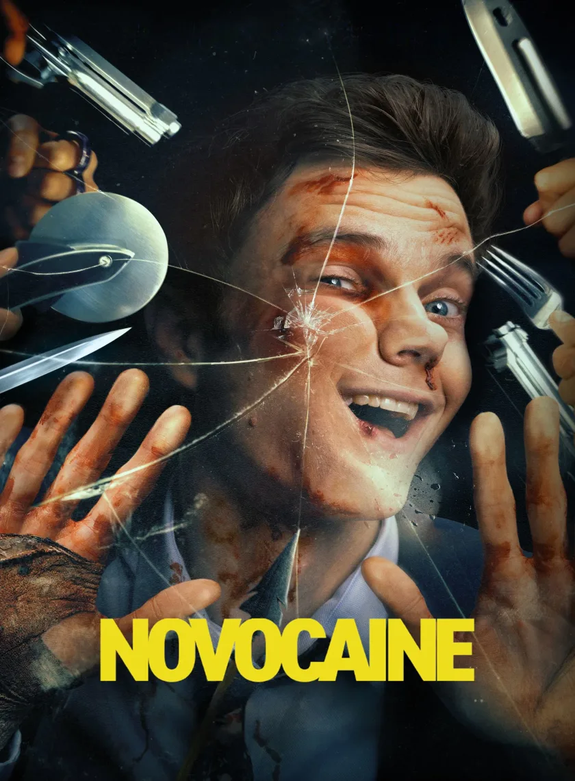 Novocaine (2025) (Hindi + English) Dual Audio Hollywood Movie BluRay HD ESub