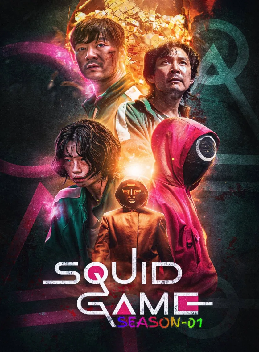 Squid Game S01 (2021) (Hindi + English) Dual Audio Completed Web Series HEVC ESub