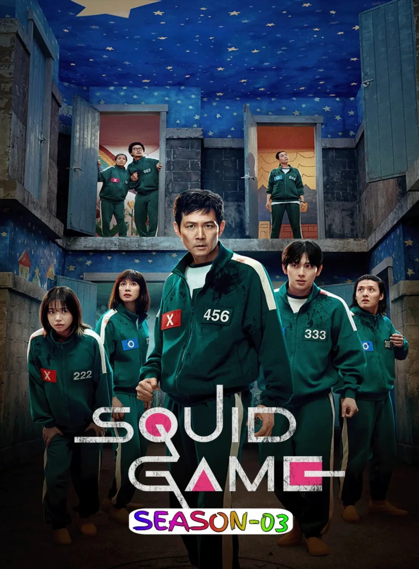 Squid Game S03 (2025) (Hindi + English) Dual Audio Completed Web Series HEVC ESub