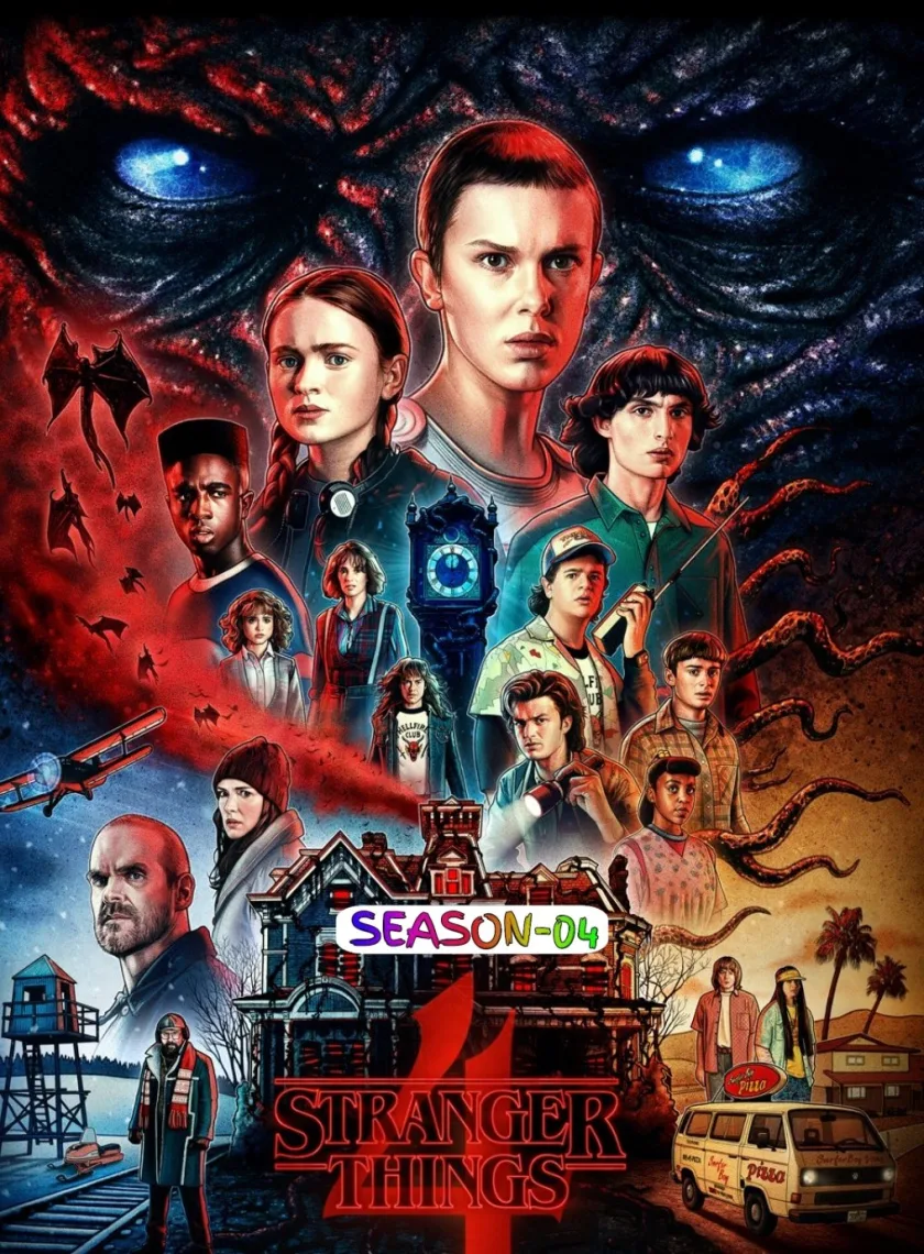 Stranger Things S04 (2022) (Hindi + English) Dual Audio Completed Web Series HEVC ESub