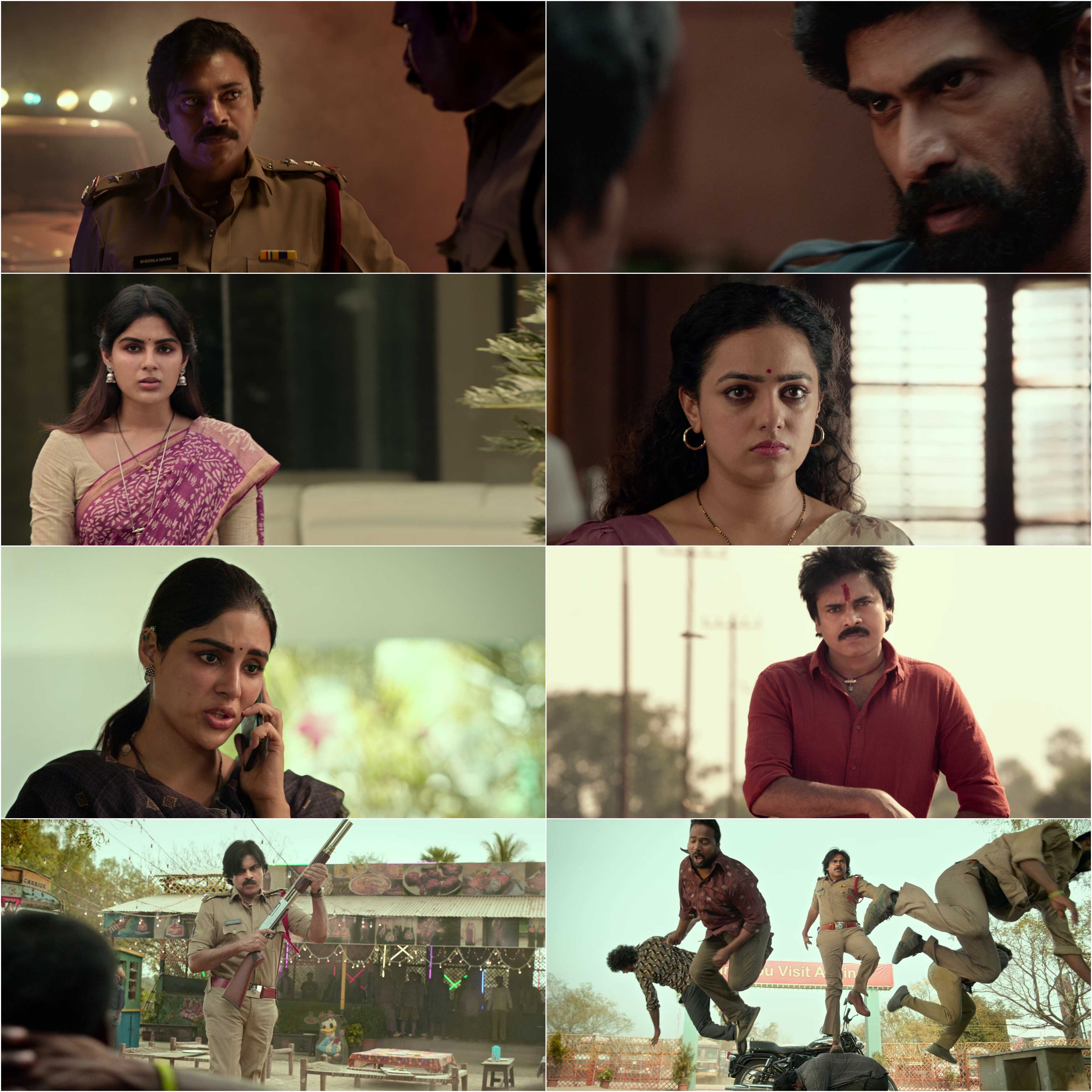 Bheemla Nayak (2022) (Hindi + Telugu) Dual Audio UnCut South Movie HD ESub screenshot